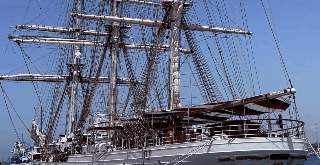 Il Veliero Reale “Shabab Oman II” è arrivato al porto di Civitavecchia