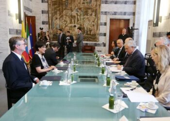 Tajani incontra la Ministra degli Esteri dell’Ecuador Gabriela Sommerfeld