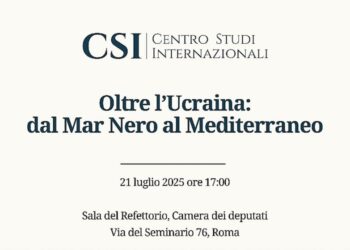 “Oltre l’Ucraina: dal Mar Nero al Mediterraneo”, esperti a confronto il 21 luglio alla Camera dei Deputati