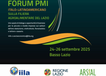 Agroalimentare: a settembre Forum pmi Italo-Latinoamericano su filiera in Lazio