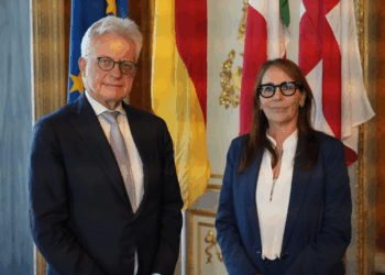 Genova, l’Ambasciatore tedesco Hans-Dieter Lucas in visita di cortesia a Palazzo Tursi