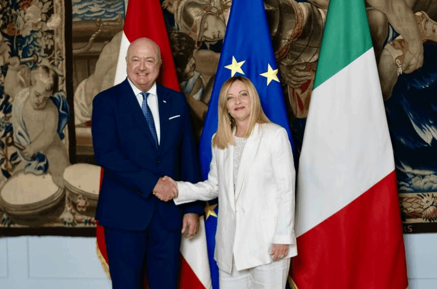 Il Presidente Meloni incontra il Cancelliere Federale dell’Austria Christian Stocker