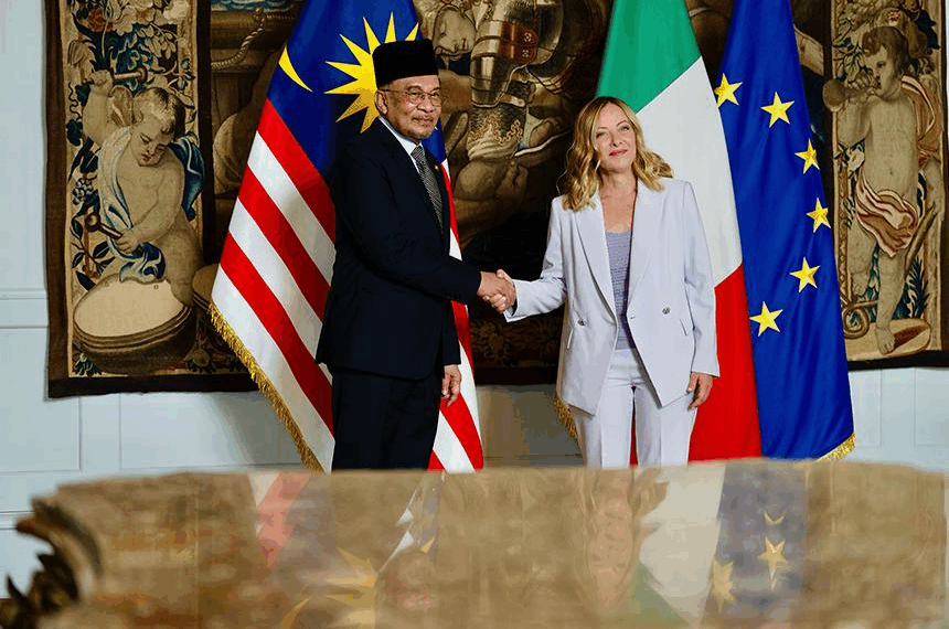 Il Presidente Meloni incontra il Primo Ministro della Malesia