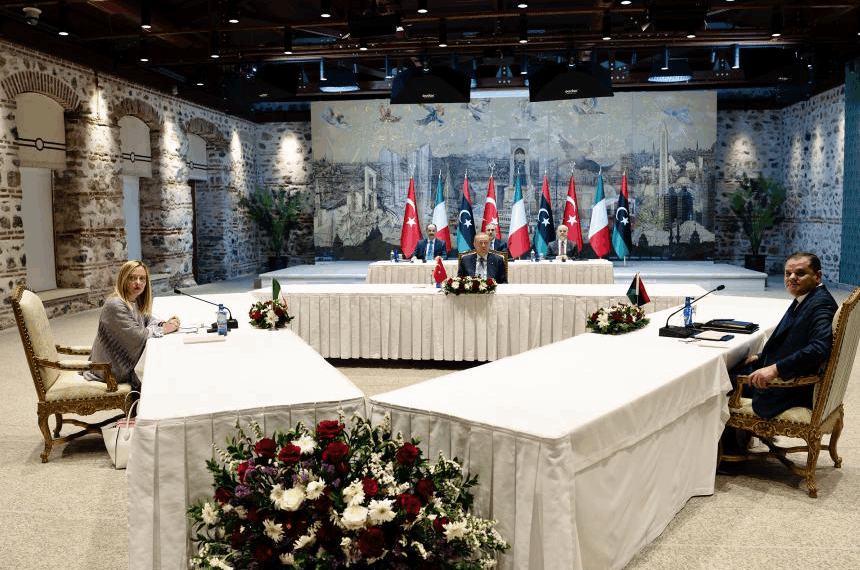 Turchia, il premier Meloni incontra il Presidente Erdoğan e il Primo Ministro Dabaiba