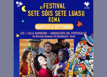 Il Giardino della Residenza dell’Ambasciata del Portogallo ospita il Festival Sete Sóis Sete Luas (2 settembre)