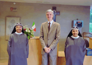 Estonia, l’Ambasciatore Catani visita il Convento delle Suore di Santa Brigida a Pirita