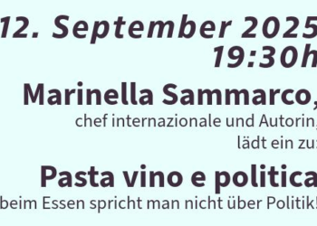 Il Comites Berlino presenta “Pasta, vino e politica”