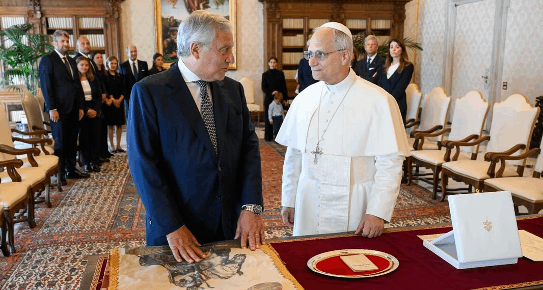 Udienza del Ministro Tajani presso il Santo Padre Leone XIV. Discusso il Vertice sull’Italofonia