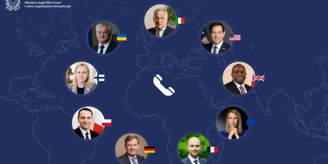 Seguiti telefonata Ministri Esteri Italia, Usa, Regno Unito, Francia, Germania, Finlandia, Polonia, Ucraina e UE