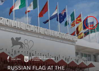 L’Ucraina protesta per la presenza della bandiera russa alla Mostra del Cinema di Venezia