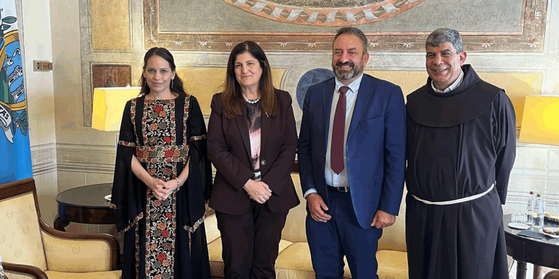 San Marino, il Segretario di Stato per gli Affari Esteri Beccari riceve in forma privata delegazione palestinese