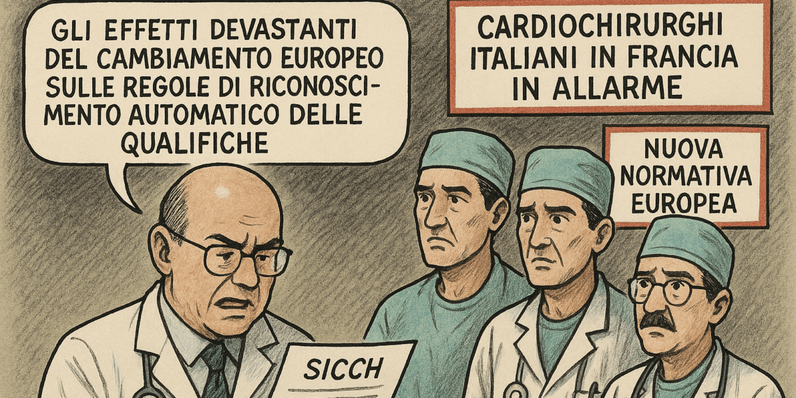 Cardiochirurghi: “Governo si attivi per difendere i diritti dei colleghi italiani in Francia”