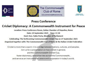 Cricket e Diplomazia: conferenza stampa alla Camera dei Deputati (24 settembre)