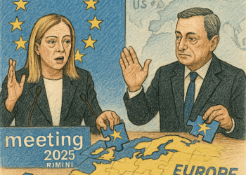 Le differenti visioni della Meloni e di Draghi sull’Unione Europea
