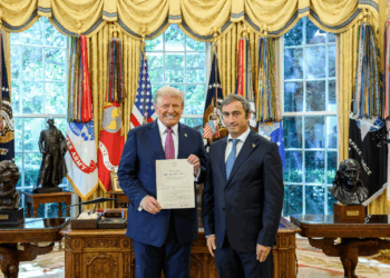 USA, l’Ambasciatore Peronaci presenta Lettere Credenziali al Presidente Trump