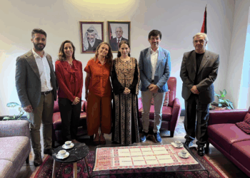 Il Sindaco di Civitavecchia Piendibene in visita all’Ambasciata di Palestina