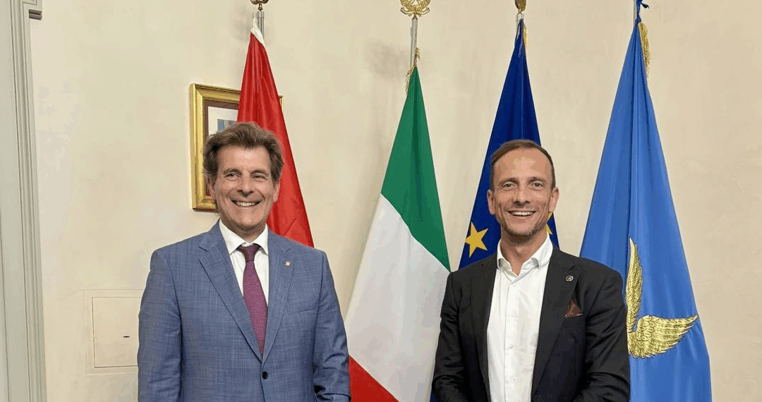 Ambasciatore Balzaretti a Trieste: la Svizzera rafforza il ponte con il Friuli Venezia Giulia