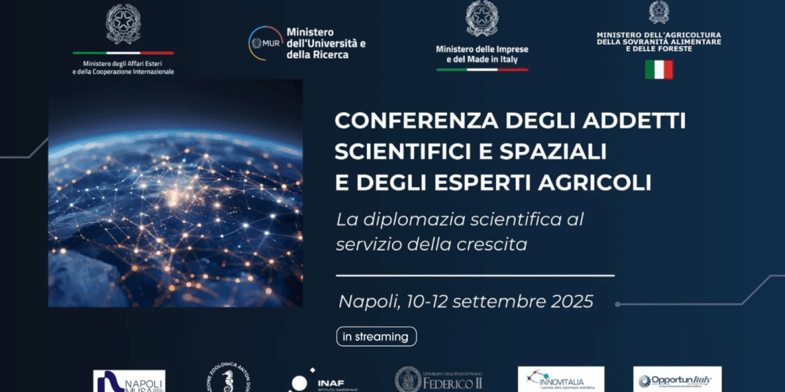 Tajani a Napoli alla Conferenza degli Addetti Scientifici: “diplomazia e scienza insieme per l’Italia”