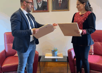 Palestina, il Sindaco di Aielli Di Natale incontra l’Ambasciatrice designata Abuamara