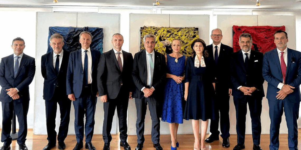 Pranzo di commiato per l’Ambasciatore ucraino Yaroslav Melnyk