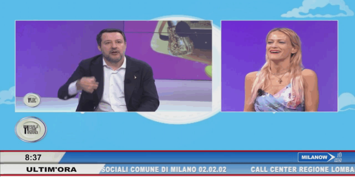 Stretta di mano all’Ambasciatore russo Paramonov. Salvini: “Giusto, se cerchi il dialogo”