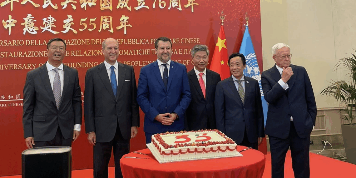 L’Ambasciata cinese celebra 76° Anniversario Fondazione Repubblica Popolare e 55° Anniversario Rapporti con Italia