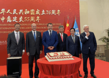 L’Ambasciata cinese celebra 76° Anniversario Fondazione Repubblica Popolare e 55° Anniversario Rapporti con Italia