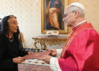 L’Ambasciatore del Portogallo presso la Santa Sede Maria Amélia Maio De Paiva presenta Lettere Credenziali