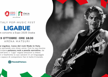 LIGABUE in concerto a Expo 2025 Osaka. Vattani: “Musica italiana protagonista in tutta l’Asia”