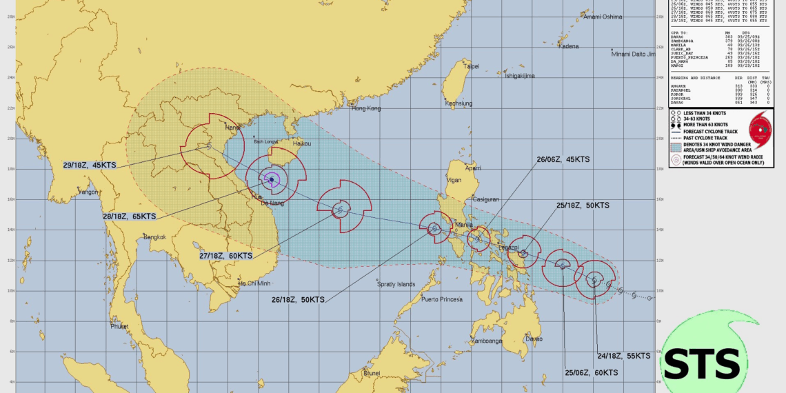 Tempesta Bualoi, l’Ambasciata d’Italia ad Hanoi ai connazionali: “Prestare massima attenzione”