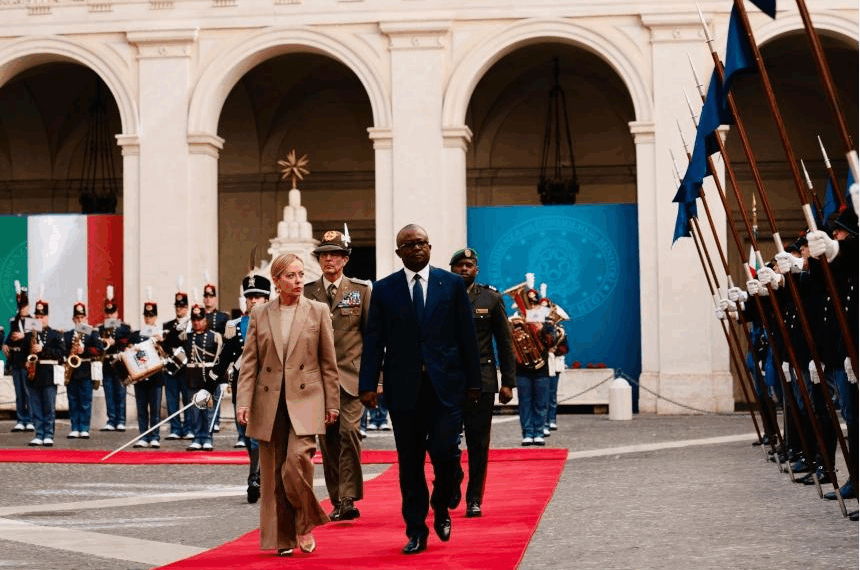 Il Premier Meloni incontra il Presidente della Repubblica della Guinea Bissau
