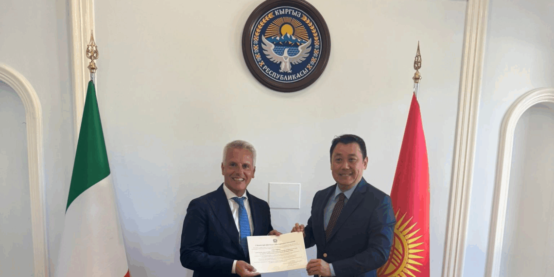 Luca Capasso è il nuovo Console Onorario della Repubblica del Kirghizistan a Cosenza