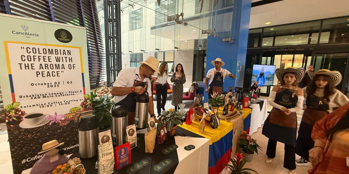 Il caffè colombiano arriva alla FAO. Ambasciatrice Mojica: “E’ un simbolo di pace, speranza e sviluppo sostenibile”