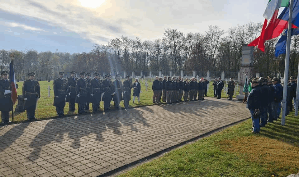 Cerimonia commemorativa al Cimitero Militare Italiano di Milovice