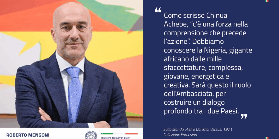 Roberto Mengoni è il nuovo Ambasciatore d’Italia in Nigeria