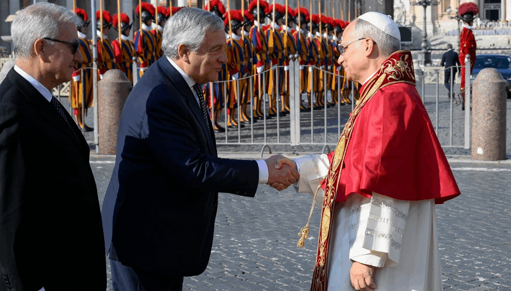 Partecipazione del Ministro Tajani all’incontro del Presidente della Repubblica con Papa Leone XIV