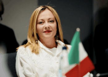 Il Presidente del Consiglio Giorgia Meloni al Consiglio Europeo