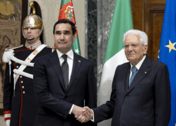Mattarella ha ricevuto il Presidente del Turkmenistan in visita ufficiale