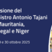 Missione di Tajani e Piantedosi in Africa occidentale: oggi a Niamey per incontri istituzionali