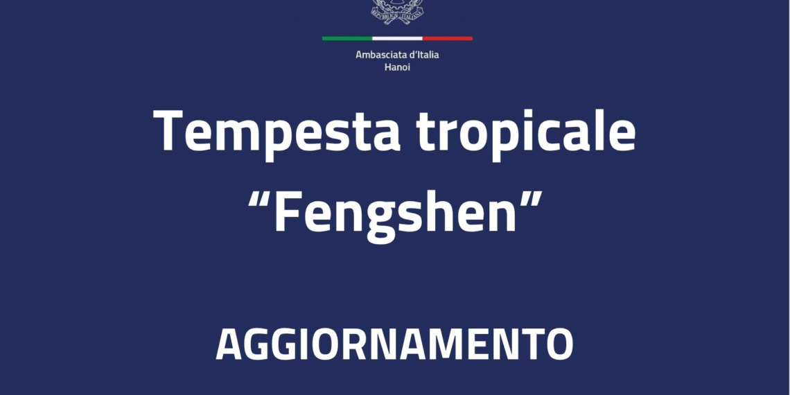 Emergenza meteo nel Vietnam centrale: l’Ambasciata italiana invita alla massima prudenza