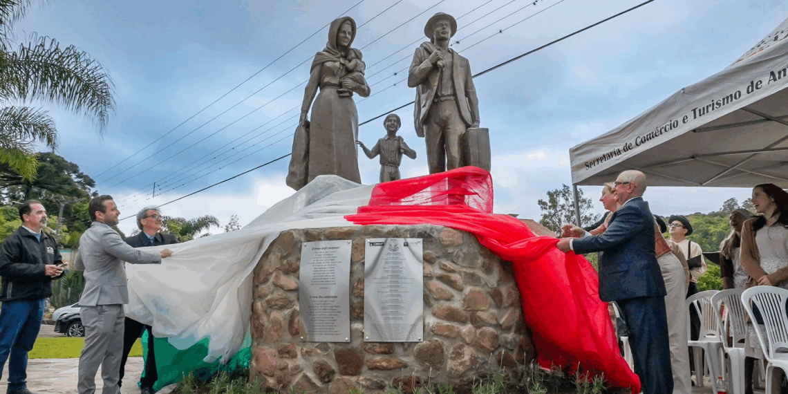 Il Brasile inaugura un monumento in omaggio ai 150 anni dell’immigrazione italiana