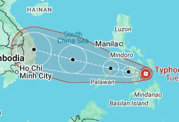 Allerta Tifone “Tino”: massima prudenza per i connazionali nelle Filippine