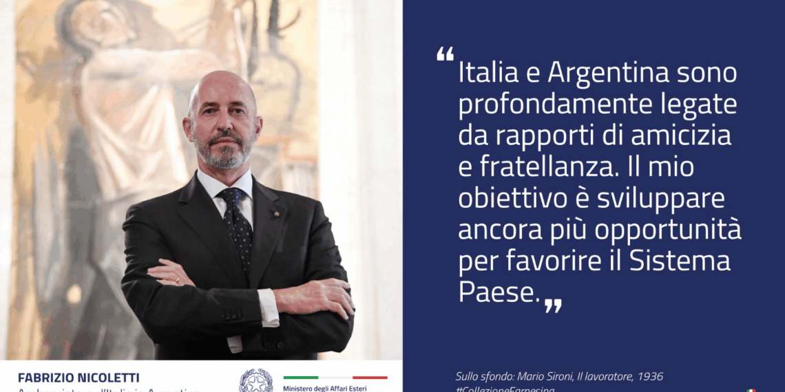 Fabrizio Nicoletti è il nuovo Ambasciatore d’Italia in Argentina