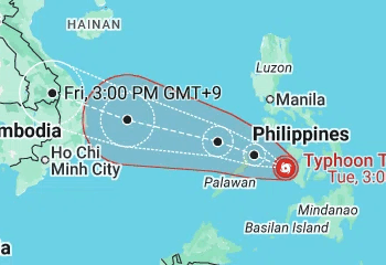 Tifone Kalmaegi in Vietnam, l’Ambasciata ai connazionali: “Fate attenzione”