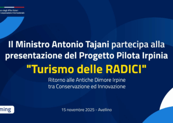 Tajani e Piantedosi alla presentazione del progetto pilota “Turismo delle Radici” ad Avellino