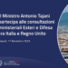 Tajani e Crosetto a Napoli per le consultazioni Esteri-Difesa fra Italia e Regno Unito