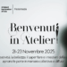 Tutto pronto per “Benvenuti in Atelier!”: dal 21 al 23 novembre un fine settimana tra creatività e saper fare