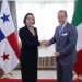 L’Ambasciatrice d’Italia a Panama Giuditta Giorgio presenta copia Lettere Credenziali al Ministro Martínez-Acha