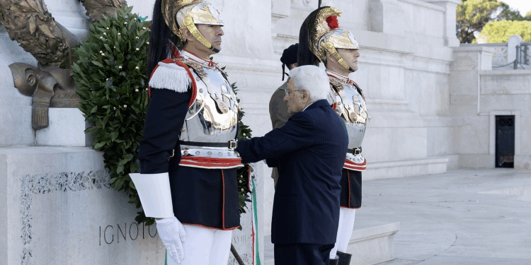4 novembre: Il Presidente Mattarella rende omaggio al Milite Ignoto