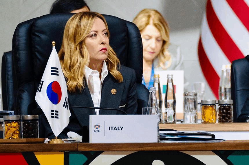 Il Presidente Meloni partecipa al G20 Sudafrica 2025